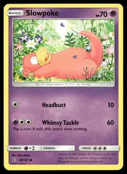 Slowpoke SM - Guardians Rising 48/145 MP Pokemon TCG | Buy 10 Get 10 Free - Image 1