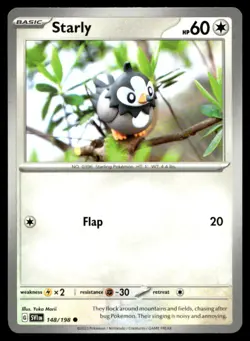 Starly - 148/198 SV01: Scarlet & Violet Base Set NM Pokemon TCG | Buy 10 Get 10 - Image 1