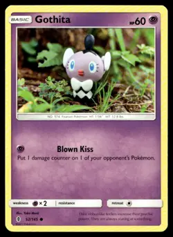 Gothita SM - Guardians Rising 52/145 MP Pokemon TCG | Buy 10 Get 10 Free - Image 1