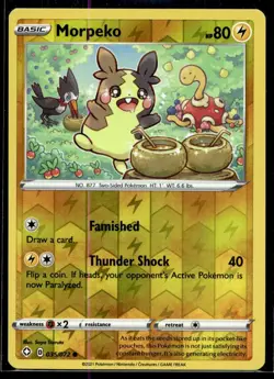 Morpeko (035) Shining Fates 035/072 MP Pokemon TCG | Buy 10 Get 10 Free - Image 1