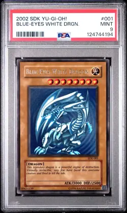Yu-Gi-Oh! Kaiba Starter Deck 2002 Unlimited Blue-Eyes White Dragon SDK-001 PSA 9 - Image 1