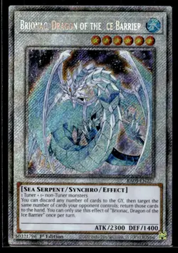 Brionac, Dragon of the Ice Barrier (Platinum Secret Rare) Quarter Century Bonanz - Image 1