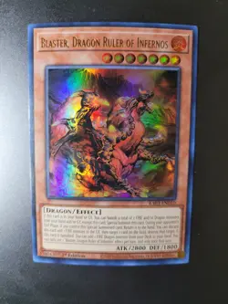 Yugioh - Blaster, Dragon Ruler of Infernos (UR) RA03-EN010 Quarter Century - Image 1
