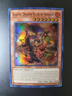 Yugioh - Blaster, Dragon Ruler of Infernos (SR) RA03-EN010 Quarter Century - Image 1
