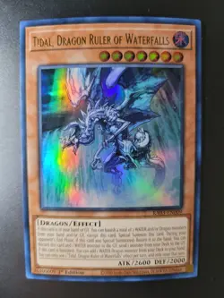 Yugioh - Tidal, Dragon Ruler of Waterfalls (UR) RA03-EN009 Quarter Century - Image 1