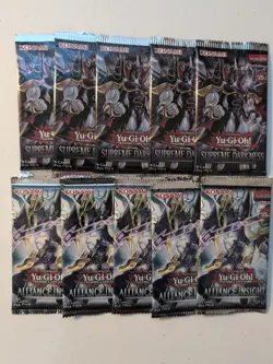 10 Booster Packs - Yu-Gi-Oh Supreme Darkness & Alliance Insight - Image 1