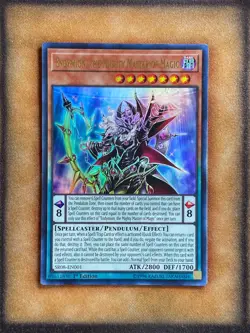 Yugioh Endymion, the Mighty Master of Magic SR08-EN001 Ultra Rare 1st Ed LP - Image 1