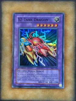 Yugioh YZ-Tank Dragon MFC-054 Super Rare 1st Ed LP - Image 1