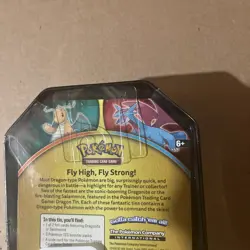 2019 Pokemon TGC Tin Set W/ Dragonite Foil Card 3 Booster Packs Factory Sealed - Image 3