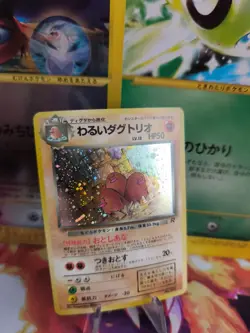 Pokemon Karte Card DARK Dugtrio Team Rocket Gang Dunkles Digdri Holo Wotc Exc-NM - Image 1