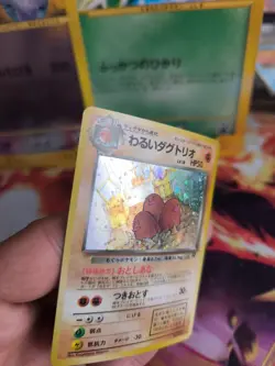 Pokemon Karte Card DARK Dugtrio Team Rocket Gang Dunkles Digdri Holo Wotc Exc-NM - Image 2