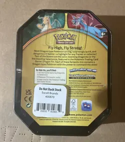 2019 Pokemon Trading Card Game Salamence Tin Brand New, Sealed 3 booster packs - Image 2