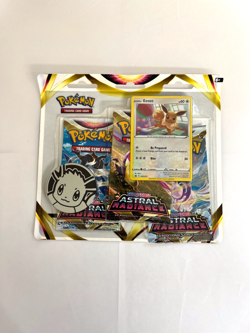 Pokemon Astral Radiance 3 Pack Blister- Eevee Promo Card - Image 1