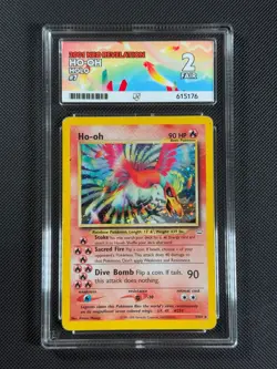 ACE 2 Ho-oh 7/64 HOLO Pokemon Card WOTC Neo Revelation Holo Rare - Image 1