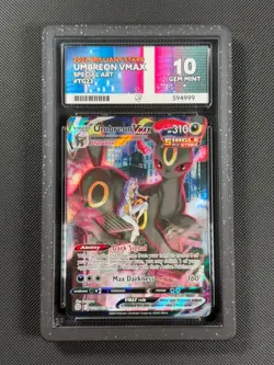 ACE 10 Umbreon VMAX TG23/TG30 SPECIAL ART Pokemon Card Brilliant Stars GEM MINT - Image 1