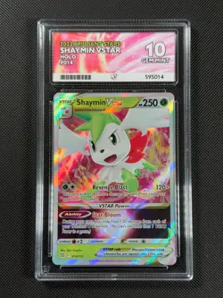 ACE 10 Shaymin VSTAR 014/172 HOLO Pokemon Card SWSH Brilliant Stars GEM MINT - Image 1