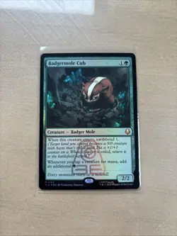 Magic The Gathering - Badgermole Cub Foil Avatar The Last Airbender - Image 1