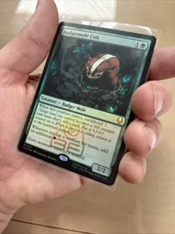 Magic The Gathering - Badgermole Cub Foil Avatar The Last Airbender - Image 4