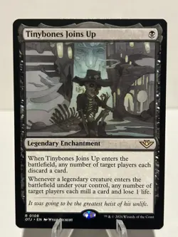 Tinybones Joins Up 108 R Outlaws of Thunder Junction NM MTG - Image 1