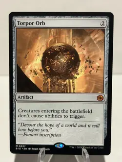 Torpor Orb 27 M Outlaws of Thunder Junction: The Big Score NM MTG - Image 1