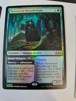 MTG - Mosswood Dreadknight FOIL - Wilds of Eldraine - Image 1