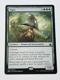 MTG Vigor NM Battlebond Regular Magic The Gathering - Image 1