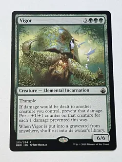 MTG Vigor NM Battlebond Regular Magic The Gathering - Image 2
