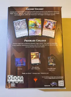 Magic The Gathering Strixhaven Commander Deck - Prismari Performance NEW - Image 2