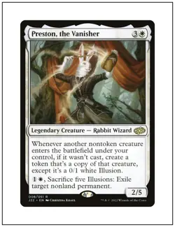 1x Preston, the Vanisher, Jumpstart 2022, Magic the Gathering MTG NM - Image 1