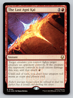 The Last Agni Kai FOIL- MTG Avatar: The Last Airbender TLA - Image 1