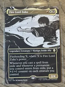 Fire Lord Zuko (Borderless) Avatar: The Last Airbender Regular - Image 1