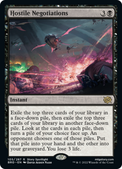 x1 Hostile Negotiations BRO MTG 105/287 RARE M/NM 1x - Image 1