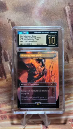 MTG Clive's Invictus Blade - Blade of Selves #1864??Foil FF SLD CGC Pristine 10 - Image 1