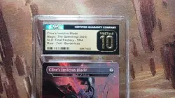 MTG Clive's Invictus Blade - Blade of Selves #1864??Foil FF SLD CGC Pristine 10 - Image 2