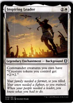 MTG Inspiring Leader Commander Legends: Battle for Baldur's Gate Uncommon #28 - Image 1
