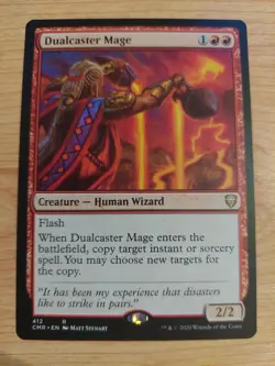 Dualcaster Mage - 412 (Commander Legends) - Near Mint NM - Rare - Image 1