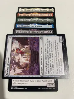 Set of 5 shrines, Kamigawa neon dynasty, free shrine tutor - Image 1