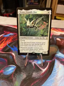 Alternate Art FOIL MOMO, FRIENDLY FLIER mtg NM The Last Airbender 1 Rare - Image 1