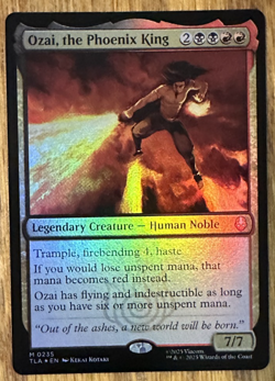 MTG Avatar: The Last Airbender, Ozai, the Phoenix King - Foil - Image 1