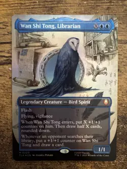 MTG Wan Shi Tong, Librarian TLA Avatar: The Last Airbender Borderless Foil 0320 - Image 1