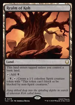 Realm of Koh *** FOIL *** - MTG TLA Avatar: The Last Airbender - NM/MINT - Image 1