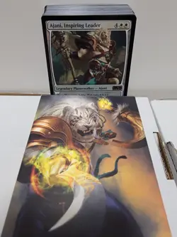 Magic the Gathering Core Set 2020 Planeswalker Deck Ajani - Image 1