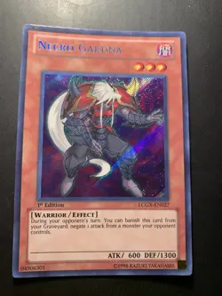 Yugioh! Necro Gardna Secret Rare - LCGX-EN027 1st Edition - English #2 - Image 1
