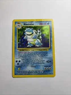 1999 Blastoise Holo Rare Pokemon Card TCG 2/102 Base Set - Image 2