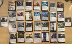 Magic The Gathering Lot Of 30 White Cards Including Rares and Mythics NM - Image 1