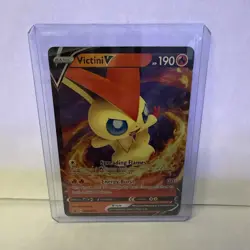 Victini V - SWSH104 - Pokemon Sword & Shield Promo Ultra Rare Holo Card NM - Image 1