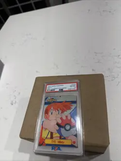 1999 TOPPS POKEMON SER 1 CHARACTER CARDS #TV3 MISTY PSA 8 - Image 2
