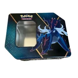 Pokemon Trading CARD Game EMPTY Metal Tin Storage Box TCG 2022 No Cards - Image 1