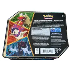 Pokemon Trading CARD Game EMPTY Metal Tin Storage Box TCG 2022 No Cards - Image 2