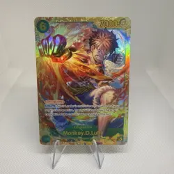 One Piece TCG OP13-118 Monkey D. Luffy SEC Card Game CCG English - Image 1